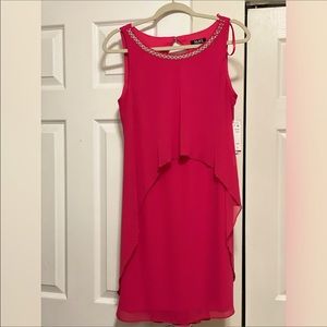 Pink & Silver Crystals Dress